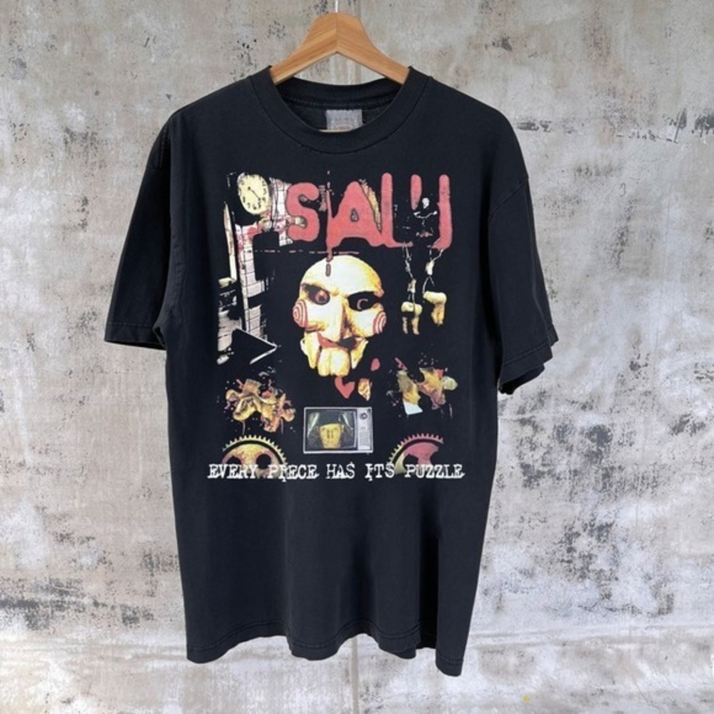 Vintage DBruze Rap Tee Inspired Movie Tee Saw Tee, SAW Movie Vintage 90s TShirt